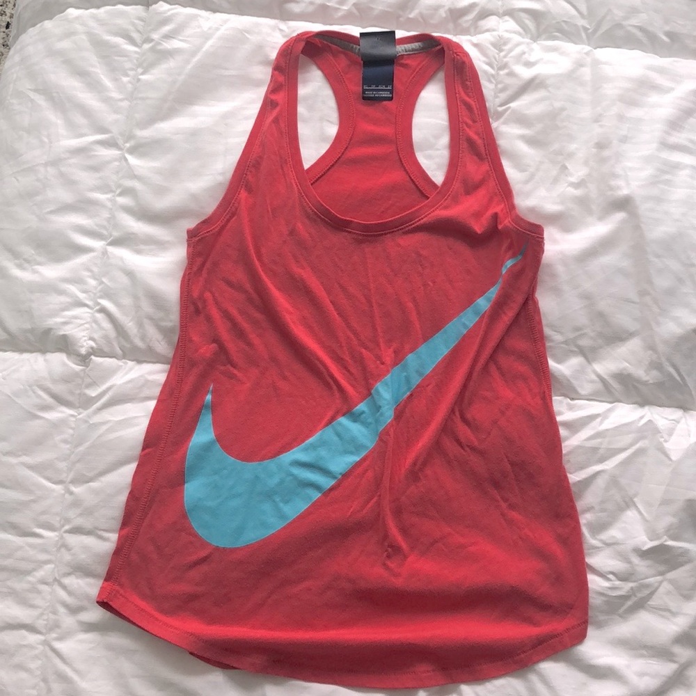 Nike Pink and Blue Workout Tank